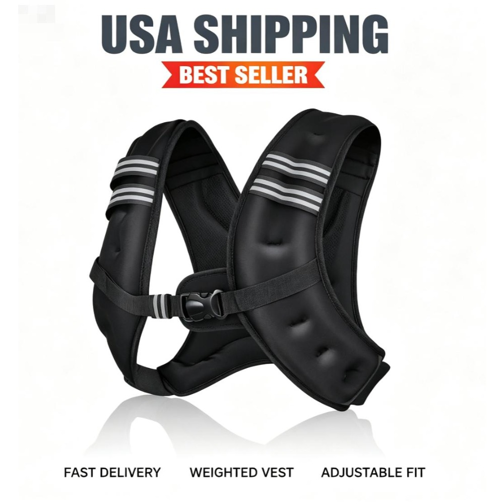Running Hydration Vest - 피트니스 웨이트 조끼, 철제 펠릿으로 사전