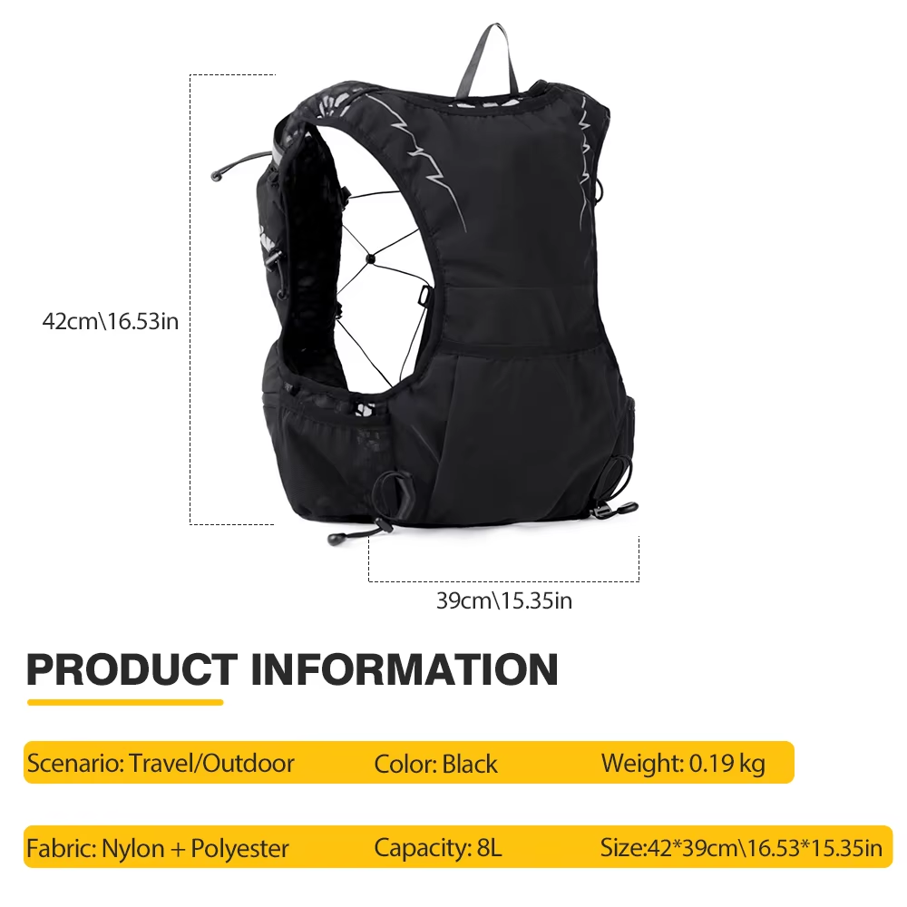 NEWBOLER 야외 트레일 러닝 백팩 8L 초경량 여 - Running Hydration Vest 리뷰 및 가격