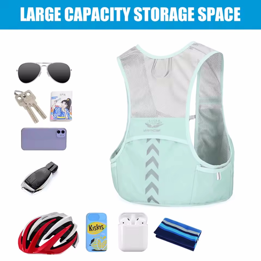 반사 러닝 조끼 수화 러닝 가슴 가방 초경량 사이클링  - Running Hydration Vest 리뷰 및 가격
