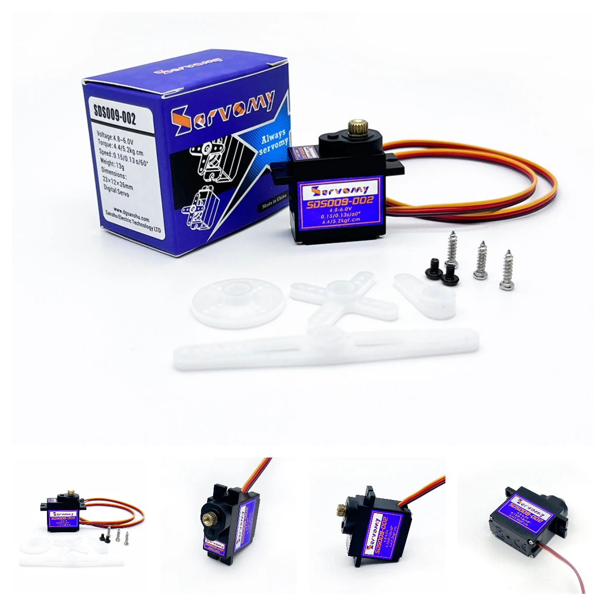 4개 서보미 SDS009-02 9g 서보 4.4Kgf. - Running Gear Vehicle 리뷰 및 가격