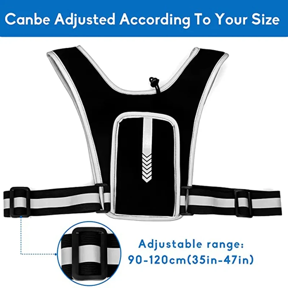남녀공용 러닝 조끼, 방수 휴대폰 및 키 파우치, 반사 - Reflective Running Gear Vest 리뷰 및 가격